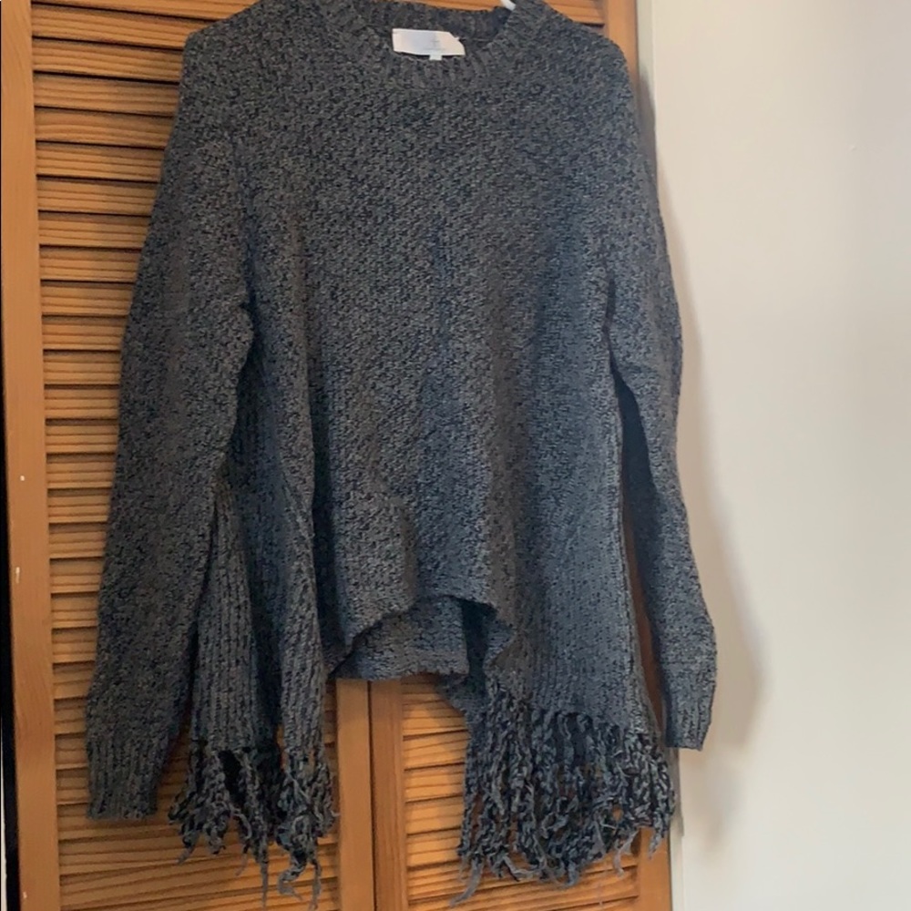 Thakoon Addition Fringed hem sweater medium